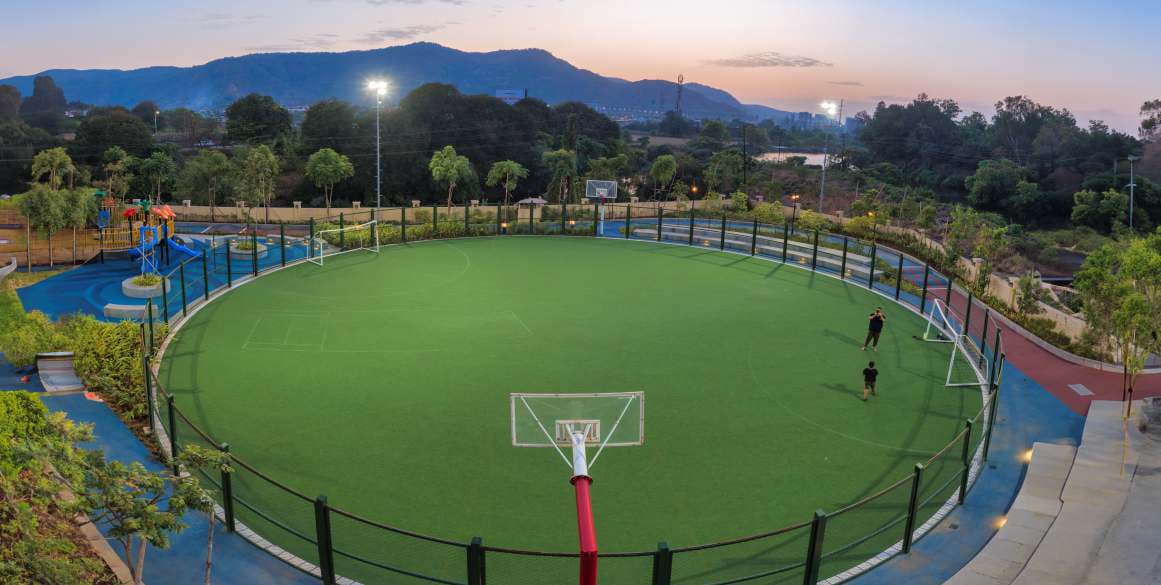 Flood Lit Multipurpose Astro Turf